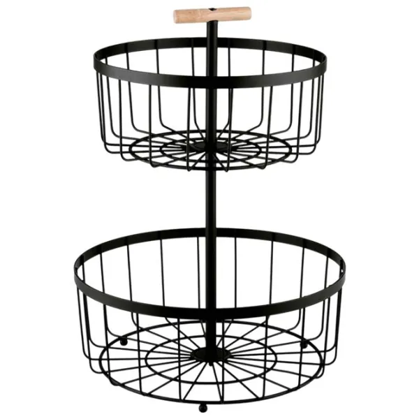Фруктовница Tadar 2-Level Черный photo 1
