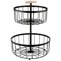 Фруктовница Tadar 2-Level Черный