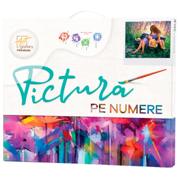 Pictură pe numere Art Gallery Mama cu fica GX32376 50 x 40 cm / Orizontală photo 2