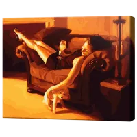 Картина по номерам Art Gallery Вечерний релакс GX39296 50 x 40 см / Горизонтальная