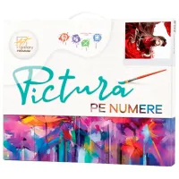 Pictură pe numere Art Gallery Fata în rochie roșie GX3004 50 x 40 cm / Verticală photo 3