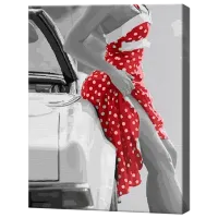 Картина по номерам Art Gallery Красный соблазн GX32344 50 x 40 см / Вертикальная