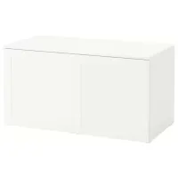 Tumbă pentru antreu Ikea Platsa White / MDF photo 3