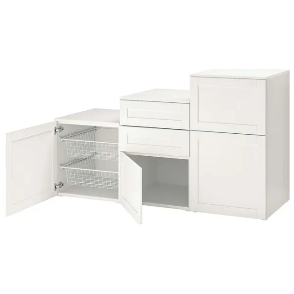 Tumbă pentru antreu Ikea Platsa White / MDF photo 1