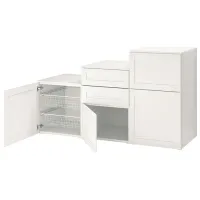 Tumbă pentru antreu Ikea Platsa White / MDF
