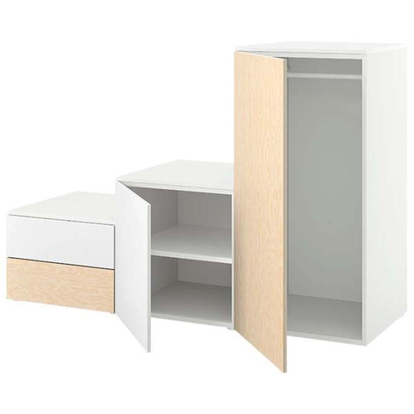 Тумба для прихожей Ikea Platsa Белый / МДФ photo 1