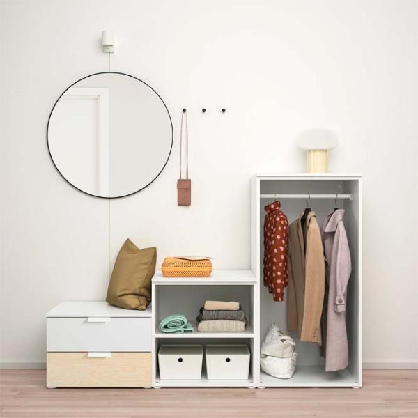Тумба для прихожей Ikea Platsa Белый / МДФ photo 2