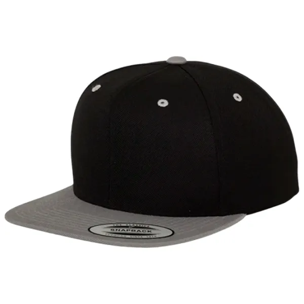 Кепка для мужчин Urban Classics Snapback 2-Tone Черный / 20% шерсть photo 1