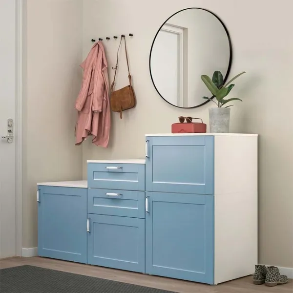 Tumbă pentru antreu Ikea Platsa/Sannidal White / MDF photo 2