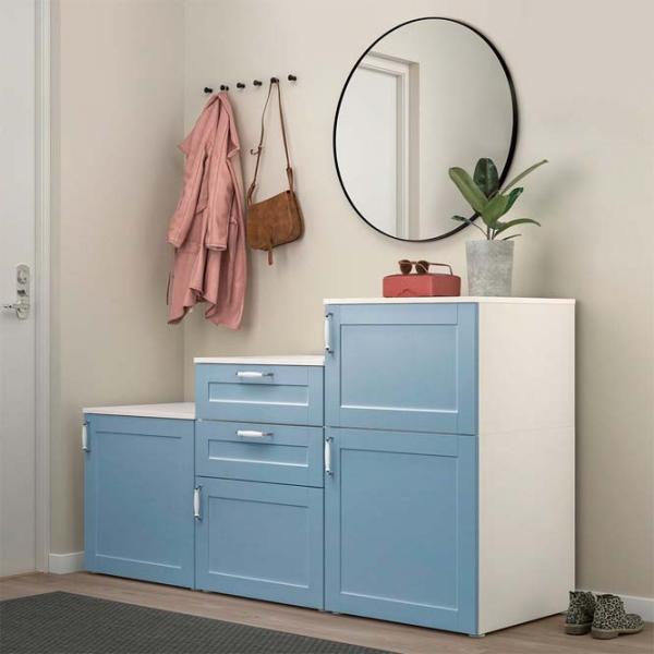 Tumbă pentru antreu Ikea Platsa/Sannidal White / MDF photo 2