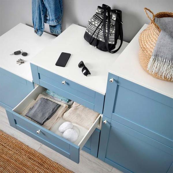 Tumbă pentru antreu Ikea Platsa/Sannidal White / MDF photo 5