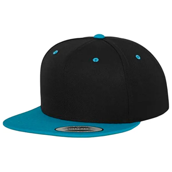 Кепка унисекс Urban Classics Snapback 2-Tone Бирюзовый / 20% шерсть photo 1