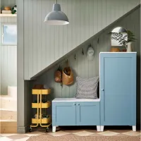 Tumbă pentru antreu Ikea Platsa/Sannidal White / MDF photo 2