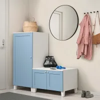 Tumbă pentru antreu Ikea Platsa/Sannidal White / MDF photo 3