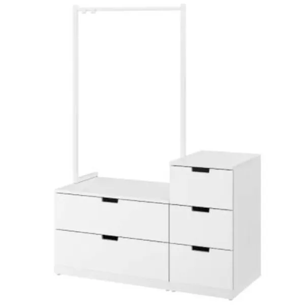 Tumbă pentru antreu Ikea Nordli White / MDF photo 1