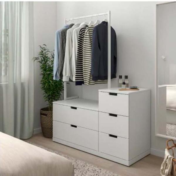 Tumbă pentru antreu Ikea Nordli White / MDF photo 3