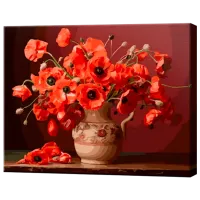 Картина по номерам Art Gallery Роскошные маки GX46273 50 x 40 см / Горизонтальная