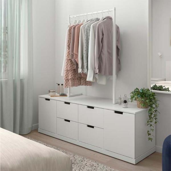 Tumbă pentru antreu Ikea Nordli White / MDF photo 3