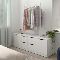 Tumbă pentru antreu Ikea Nordli White / MDF photo 3