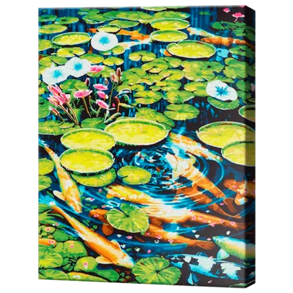 Pictură pe numere Art Gallery Peștișori în iaz GX33246 50 x 40 cm / Verticală photo 1 Pictură pe numere Art Gallery Peștișori în iaz GX33246 50 x 40 cm / Verticală photo 1