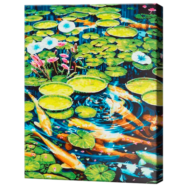 Pictură pe numere Art Gallery Peștișori în iaz GX33246 50 x 40 cm / Verticală photo 1 Pictură pe numere Art Gallery Peștișori în iaz GX33246 50 x 40 cm / Verticală photo 1