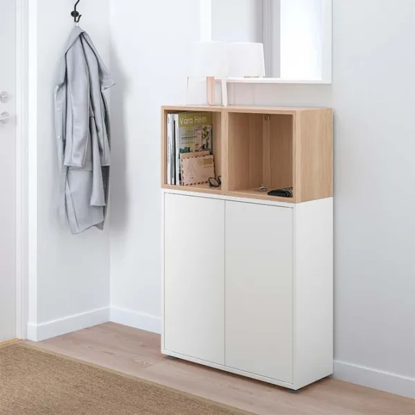 Tumbă pentru antreu Ikea Nordli White / MDF photo 2