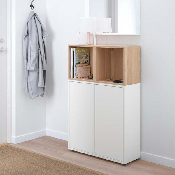 Tumbă pentru antreu Ikea Nordli White / MDF photo 2
