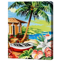 Картина по номерам Art Gallery Экзотический отдых GX32857 50 x 40 см / Вертикальная