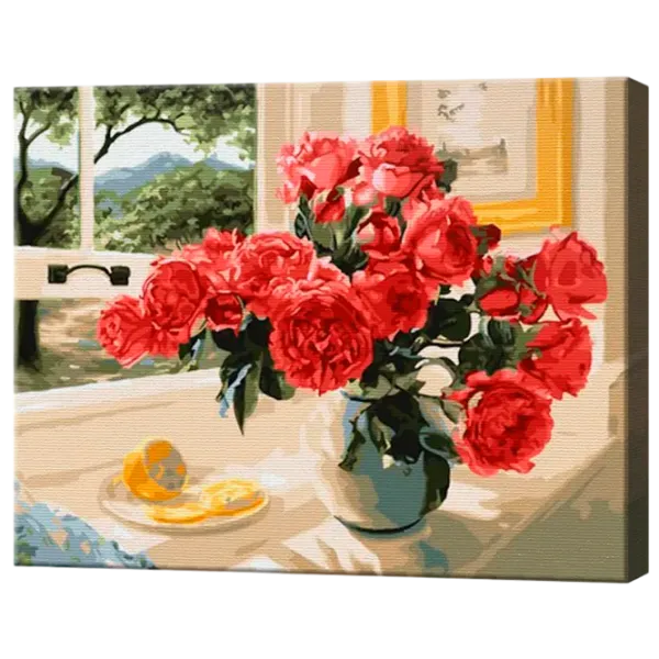 Pictură pe numere Art Gallery Buchet aprins la geam GX23853 50 x 40 cm / Orizontală photo 1 Pictură pe numere Art Gallery Buchet aprins la geam GX23853 50 x 40 cm / Orizontală photo 1