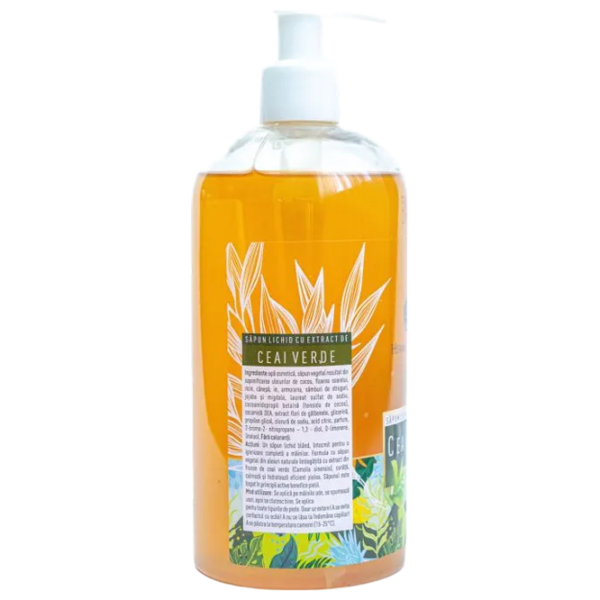 Săpun lichid Herbal Therapy Ceai verde 0.5l photo 3 Săpun lichid Herbal Therapy Ceai verde 0.5l photo 3