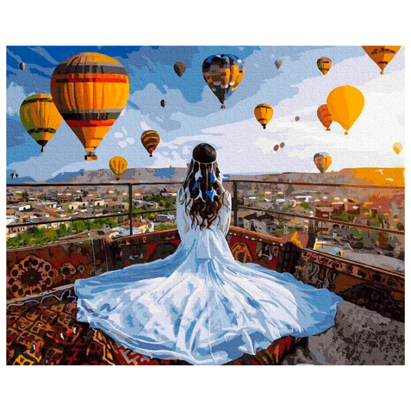Картина по номерам BrushMe Dreamer in Cappadocia GX37984 50 x 40 см / Горизонтальная photo 1