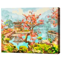 Картина по номерам Art Gallery Храм спокойствия GX42308 50 x 40 см / Горизонтальная