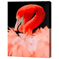 Pictură pe numere Art Gallery Flamingo gingaș GX44978 50 x 40 cm / Verticală