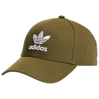 Chipiu unisex Adidas Trefoil Baseball Cap Dark Olive Green / 100% bumbac