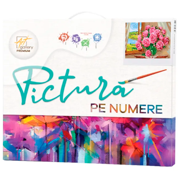 Картина по номерам Art Gallery Роскошные пионы у окн GX9904 50 x 40 см / Горизонтальная photo 2