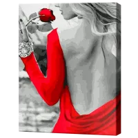 Картина по номерам Art Gallery Красный акцент GX44356 50 x 40 см / Вертикальная