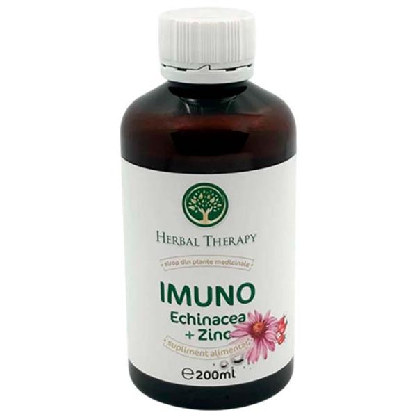 Sirop Herbal Therapy IMUNO Echinacea + Zinc Volum (litri) - 0.2l photo 1 Sirop Herbal Therapy IMUNO Echinacea + Zinc Volum (litri) - 0.2l photo 1