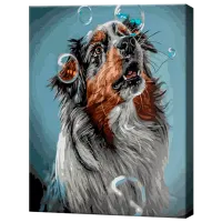 Картина по номерам Art Gallery Игра с пузырями GX42383 50 x 40 см / Вертикальная