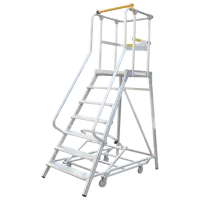 Scară mobilă cu platformă Lider LDR 2,16 1x5 150 kg