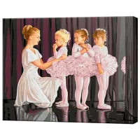 Pictură pe numere Art Gallery Primul spectacol GX33084 50 x 40 cm / Orizontală