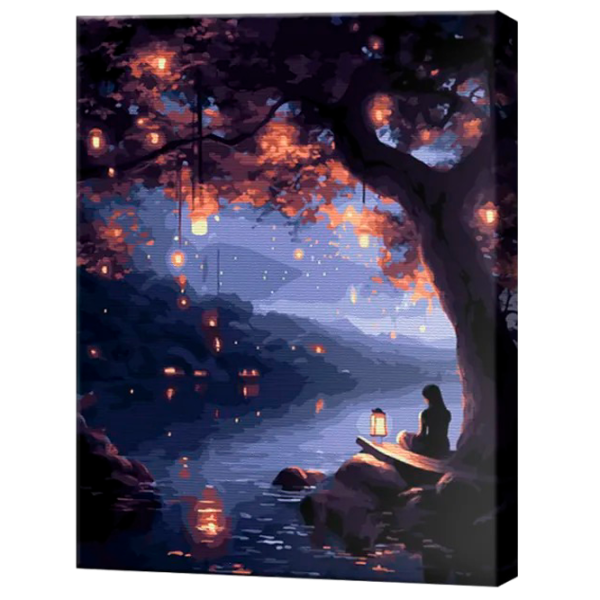 Pictură pe numere Art Gallery Noapte la iaz GX47219 50 x 40 cm / Verticală photo 1 Pictură pe numere Art Gallery Noapte la iaz GX47219 50 x 40 cm / Verticală photo 1