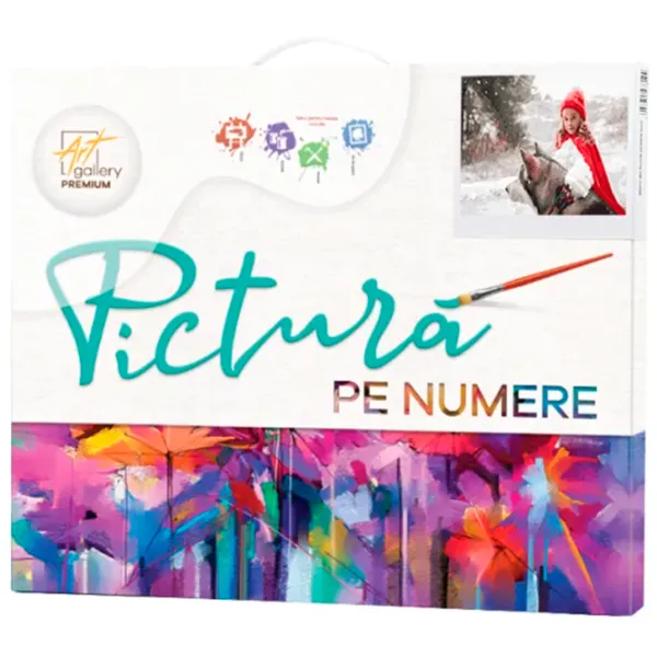 Картина по номерам Art Gallery Красная шапочка и хаски GX32686 50 x 40 см / Горизонтальная photo 3