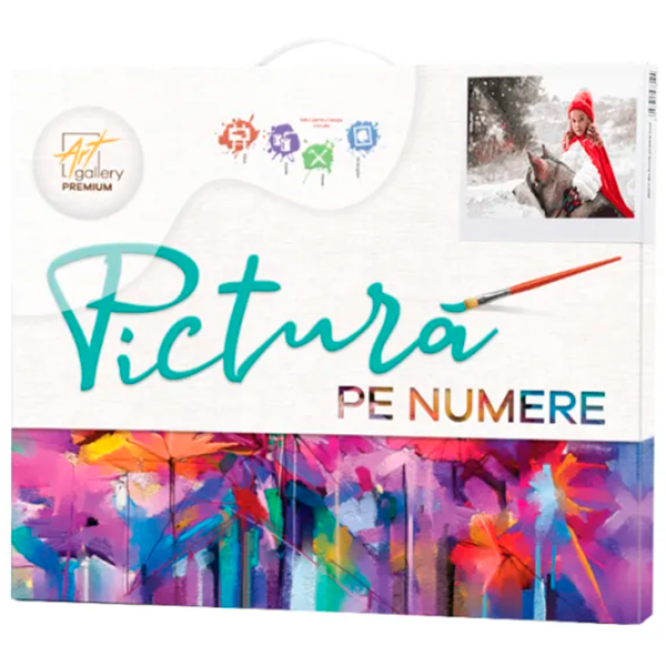 Картина по номерам Art Gallery Красная шапочка и хаски GX32686 50 x 40 см / Горизонтальная photo 4