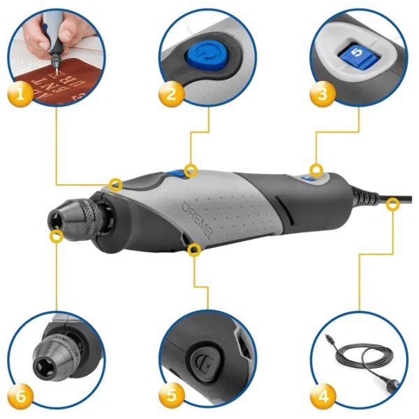 Mașină multifuncțională Dremel F0132050JM Gray / Silicon photo 6