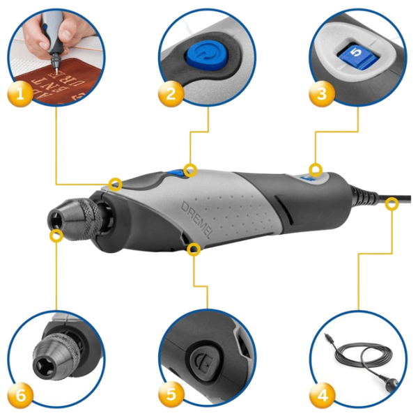 Mașină multifuncțională Dremel F0132050JM Gray / Silicon photo 6