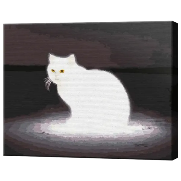 Картина по номерам Art Gallery Лунный котик GX39225 50 x 40 см / Горизонтальная photo 1
