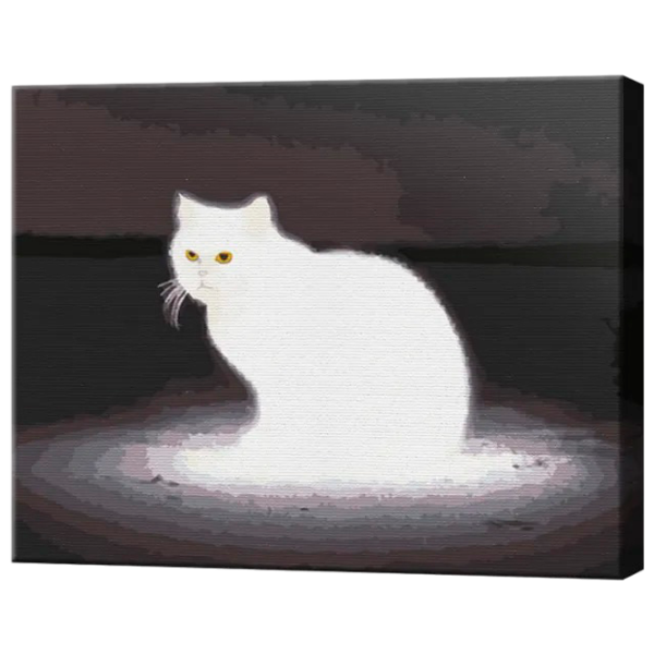 Картина по номерам Art Gallery Лунный котик GX39225 50 x 40 см / Горизонтальная photo 1