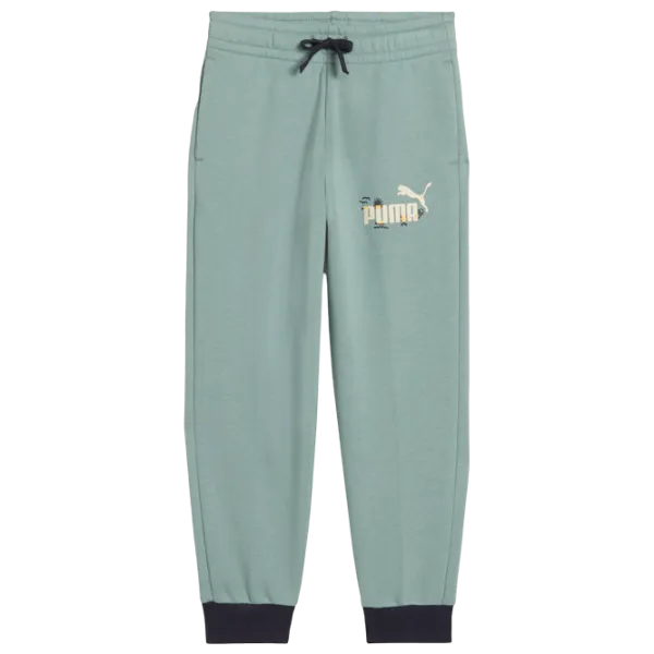 Pantaloni sportivi pentru băieți Puma Sandy Adventures Sweatpants Terry Ps 116 / Green photo 1 Pantaloni sportivi pentru băieți Puma Sandy Adventures Sweatpants Terry Ps 116 / Green photo 1