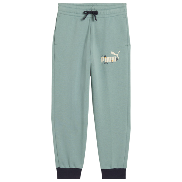 Pantaloni sportivi pentru băieți Puma Sandy Adventures Sweatpants Terry Ps 116 / Green photo 1 Pantaloni sportivi pentru băieți Puma Sandy Adventures Sweatpants Terry Ps 116 / Green photo 1