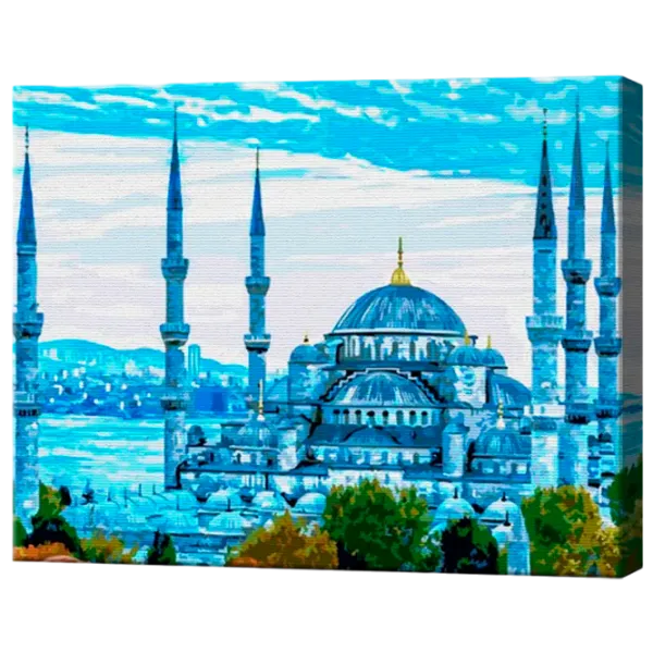 Картина по номерам Art Gallery Вечерний Стамбул GX33935 50 x 40 см / Горизонтальная photo 1